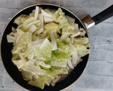 簡単☆白菜と鶏そぼろのあんかけ作り方3写真