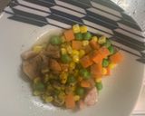 レンジ簡単クリーミーそば飯味炒飯弁当作り方4写真