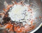 大根と人参とキクラゲのねっとり焼き作り方3写真