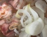 簡単　豚丼紅生姜のせ作り方7写真