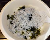 しらす・沢庵・韓国海苔混ぜご飯作り方1写真