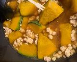 かぼちゃの煮物☆鶏そぼろあん作り方5写真