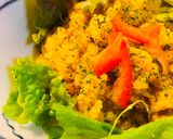 カボチャの甘煮活用●カボチャーハン作り方3写真