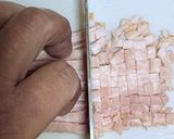 幸タレで話題のベーコンおかかおむすび作り方1写真