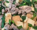 簡単！豚肉と厚揚げのニラ香味みそ炒め作り方7写真