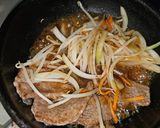 半熟卵のスタミナ焼肉たっぷり丼作り方5写真