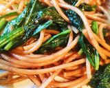 ༺腸活パスタ和風༻適量で🆗満腹感💯全粒粉作り方4写真