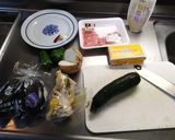 なすとズッキーニのパスタ作り方1写真