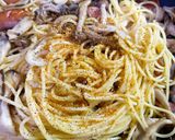 きのこたっぷりペべロンチーノ風作り方5写真