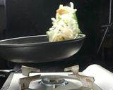オーク肉の豚キムチ丼作り方2写真