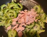 ゴーヤとツナの卵炒め作り方5写真