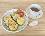 ズッキーニとパプリカのひき肉餡がけ作り方6写真