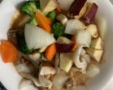 お一人様肉料理にクリーム梅風味根菜ナムル作り方11写真