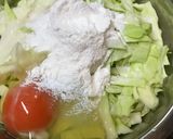 ついでにモダン焼き●米粉＆豚こまぎれ肉作り方1写真