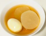 おでん風♡やわらか大根と煮卵のしみしみ煮作り方7写真