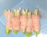 マグロの皮についた脂身でネギ巻き作り方3写真