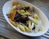 豚肉と棒湯葉と黒木耳の中華風炒めうどん作り方9写真