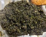 大量のシソの実、甘味噌炒め作り方10写真