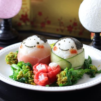 ひなまつり♪おにぎり雛プレート by kenchico(岩井ちさと