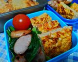 ミートソースとチーズの簡単オムレツ♬*作り方4写真