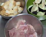 今日の夕飯！厚揚げとナスと鶏肉の甘酢炒め作り方2写真