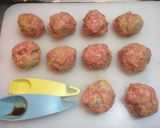 キャベツと油揚げで肉団子シュウマイ⁇作り方11写真