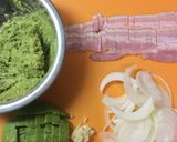 アボカドとベーコンのクリームパスタ作り方1写真