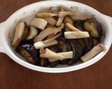 ドライカレー残り☆茄子と茸のチーズ焼き作り方6写真