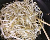 もやしニラ玉の挽肉あんかけ作り方5写真