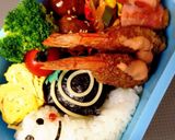 簡単〜‼︎かたつむりキャラ弁♡作り方4写真