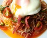暑い日ランチ☆レンジで冷製ナポそうめん★作り方9写真