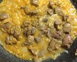 大葉香る牛肉とウニのスパゲッティ作り方7写真