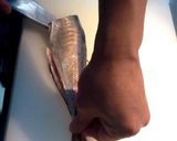 鯵の卸し方作り方11写真