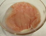 超簡単！とりむね肉のすし酢蒸し作り方1写真