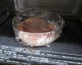 超簡単！とりむね肉のすし酢蒸し作り方2写真