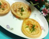 ホワイトソースで☆ミニミニ明太チーズピザ作り方4写真