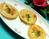 ホワイトソースで☆ミニミニ明太チーズピザ作り方5写真
