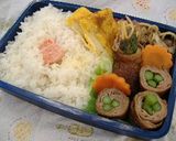 夫のお弁当 9月第2週作り方1写真