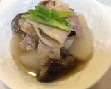 茄子と大根の煮物作り方6写真