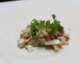 魚のほぐし身とトマトと卵の春巻き作り方9写真