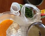 えんどう豆と餡子の丸型パン作り方1写真