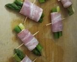 アスパラベーコンのにんにく甘酢あんかけ作り方2写真