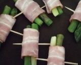 アスパラベーコンのにんにく甘酢あんかけ作り方3写真
