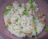 枝豆チキンピラフ作り方3写真
