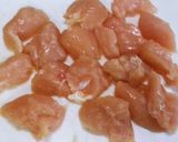 鶏ささみのみぞれ煮♪作り方1写真