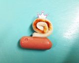 簡単♡ちくわとウインナーでかたつむり作り方4写真