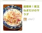 超簡単!紫玉ねぎだけのサラダ作り方10写真