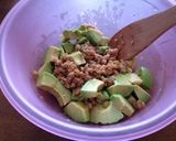 アボカド納豆パスタ作り方2写真