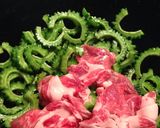 コツ有★苦くない！ゴーヤの甘辛肉みそ作り方3写真