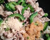 コツ有★苦くない！ゴーヤの甘辛肉みそ作り方4写真